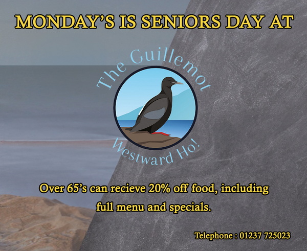Waves, Wonderful Food & Weekly Deals! Your Table Awaits at The Guillemot Gardens