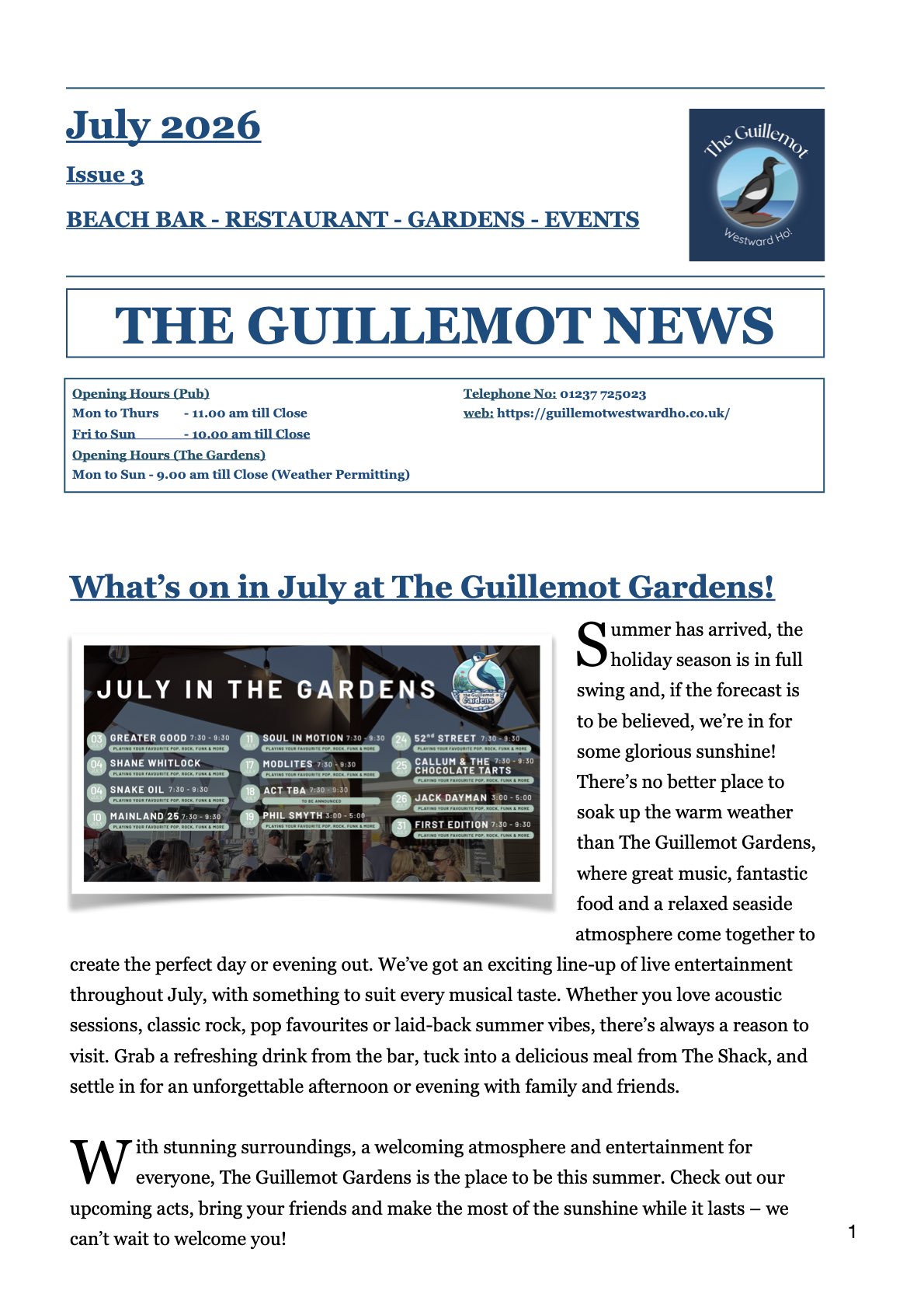 Newsletter - Issue 3 - July 2026
