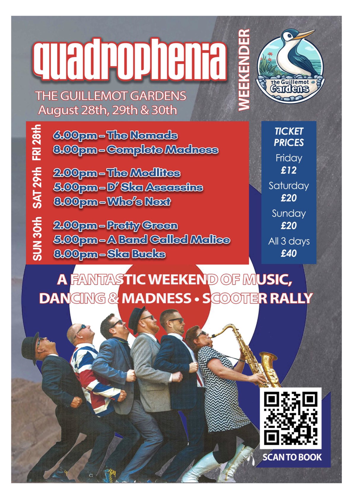 Three Days, Nine Bands, One Unmissable MOD Weekend.