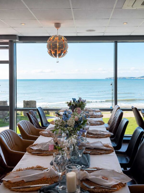 Sea view from the Upper Deck Function Room