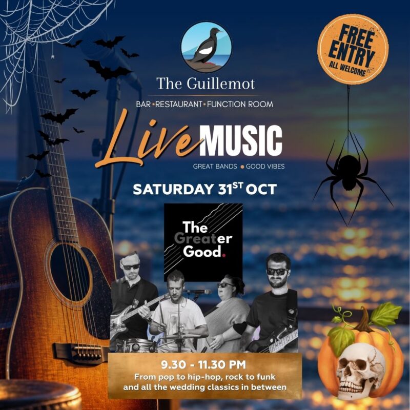 Guillemot Live Music The Greater Good Event 31st Oct