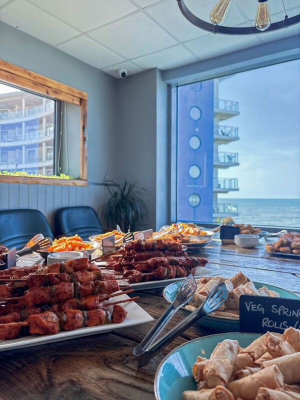Buffet food at The Guillemot