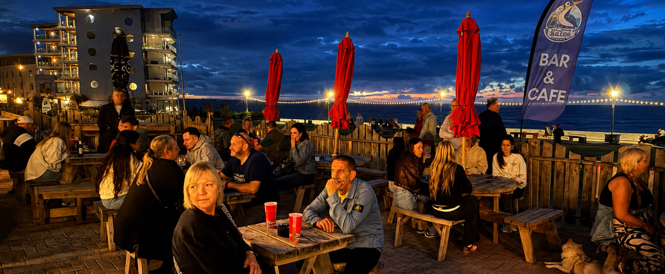 The Guillemot Gardens at Night Image